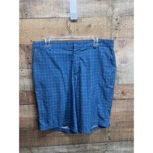 Nike Golf Dri-Fit Blue Tour Performance Chino Logo Shorts Men’s Size 34